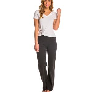 prAna Julia Straight Leg Yoga Pants Black Size Small Regular Inseam